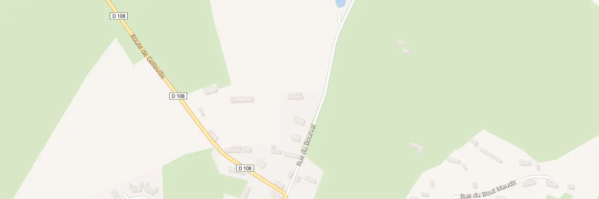 Plan du 6 Rue du Bourval à Bourville
