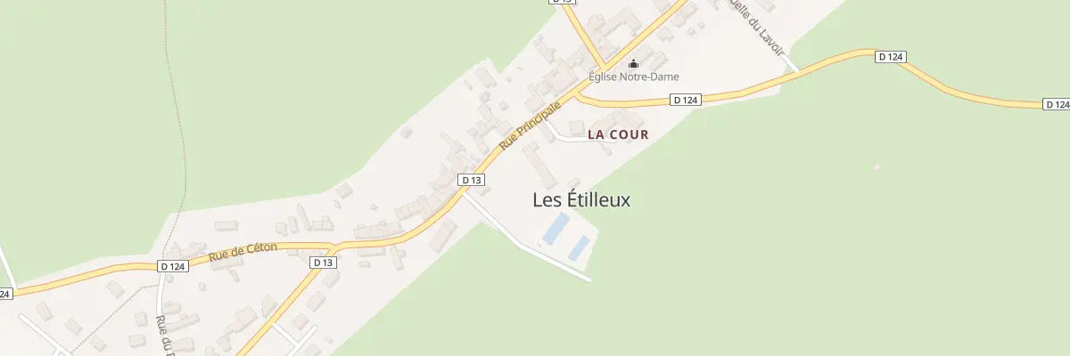 Plan du 29 Rue Principale aux Étilleux