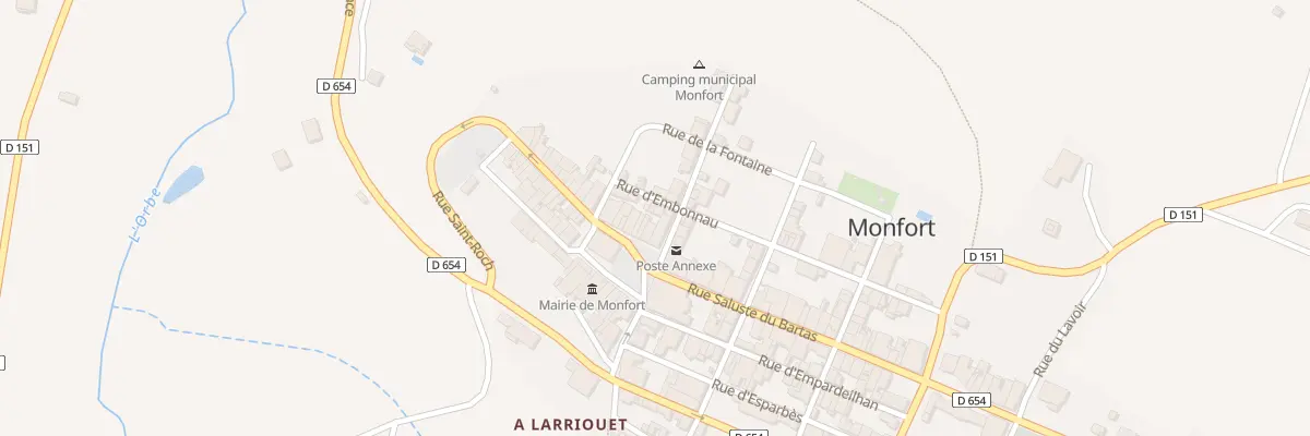 Plan du 11 Pl de la Mairie à Monfort