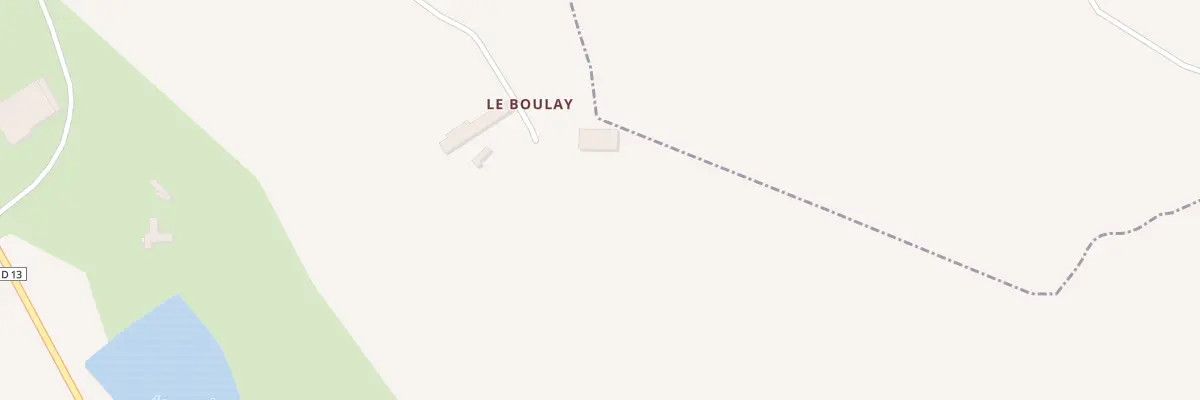 Plan du 3 Le Boulay à Souancé-au-Perche