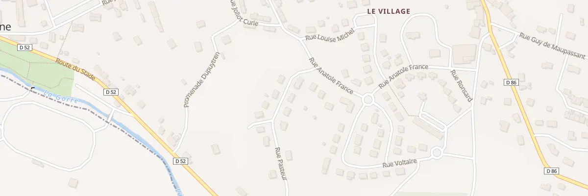 Plan du 3 Rue Pasteur à Saillat-sur-Vienne