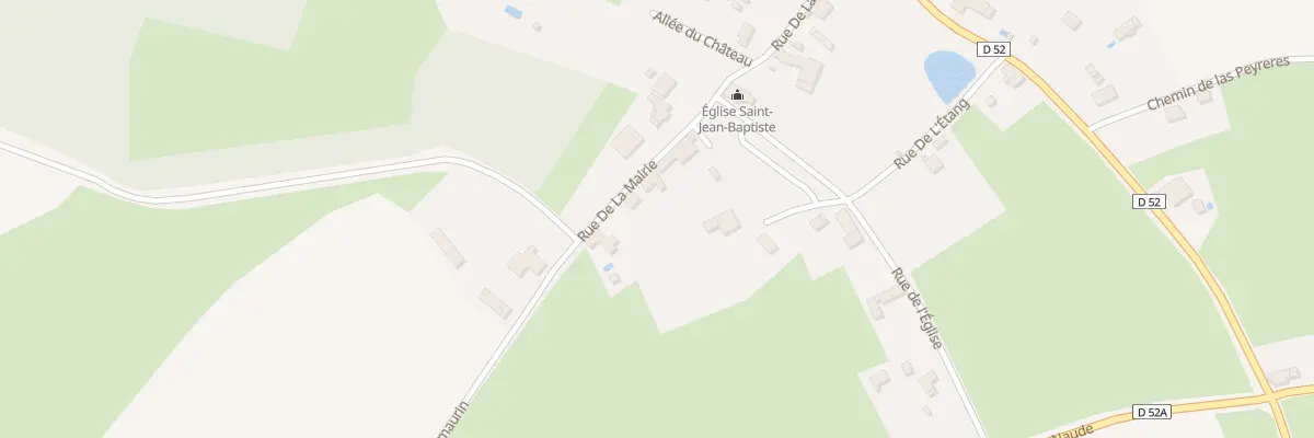 Plan du 261 Rue De La Mairie à Boissède