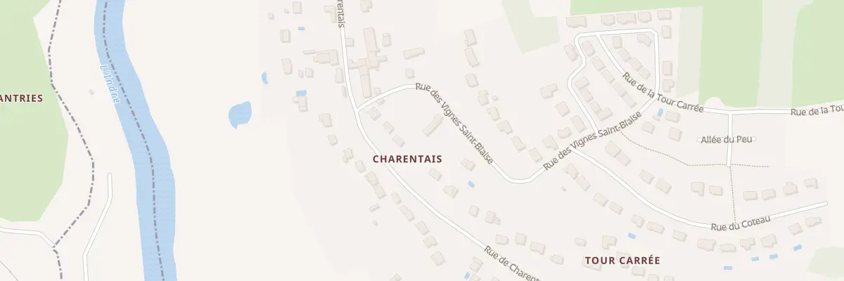 Plan du 64 Rue de Charentais à Truyes