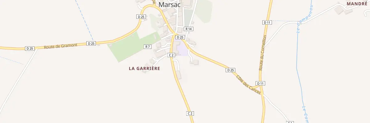 Plan du 5171 Le Village à Marsac