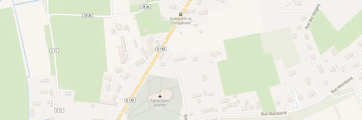 Plan du 1420 Rue du Quesney à Jumièges