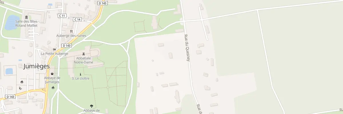 Plan du 1067 Rue du Quesney à Jumièges