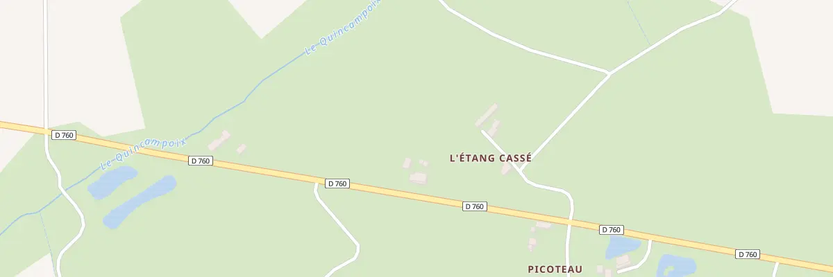 Plan du 20 L’Etang Casse à Manthelan