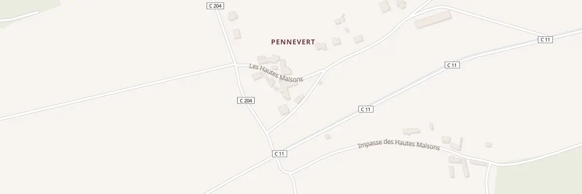Plan du 1 Pennevert à Tauxigny-Saint-Bauld