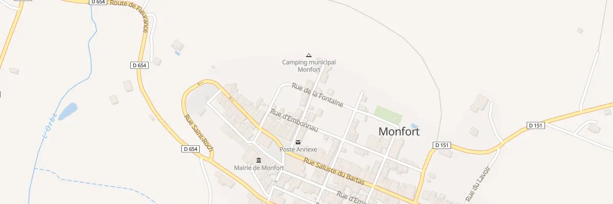 Plan du 5 Rue de l’École à Monfort