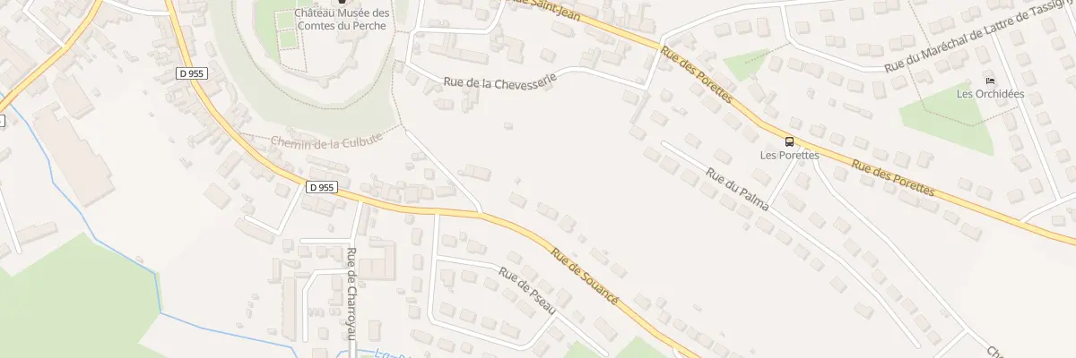 Plan du 11 Rue de Souancé à Nogent-le-Rotrou