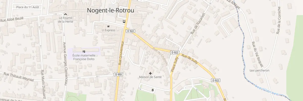 Plan du 5 Rue de Sully à Nogent-le-Rotrou