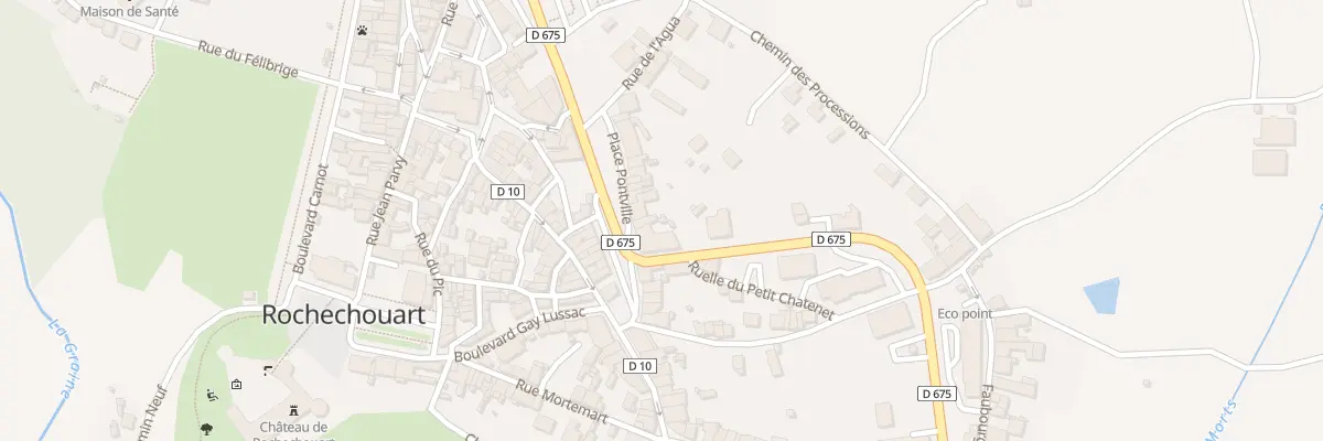 Plan du 3 Pl Pontville à Rochechouart