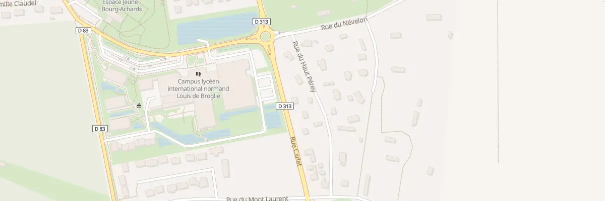 Plan du 96 Rue du Haut Perey à Bourg-Achard