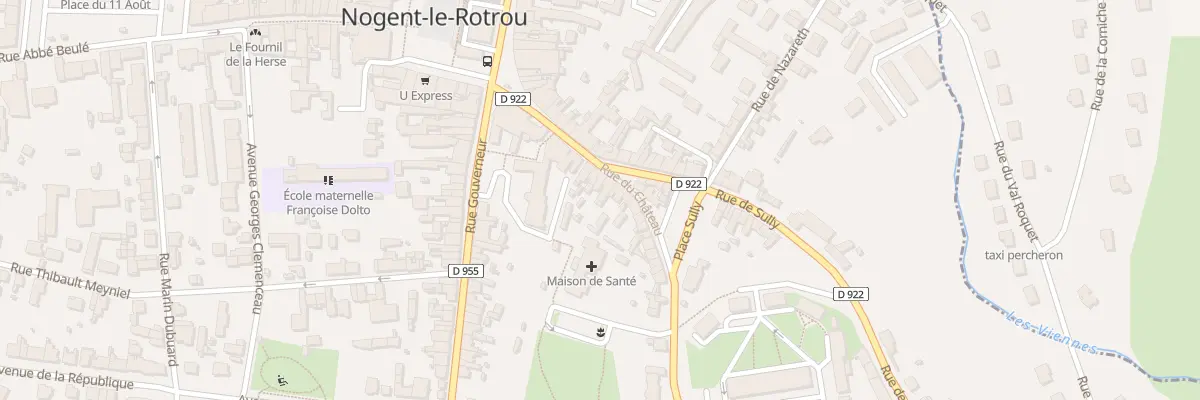 Plan du 3 Rue du Château à Nogent-le-Rotrou