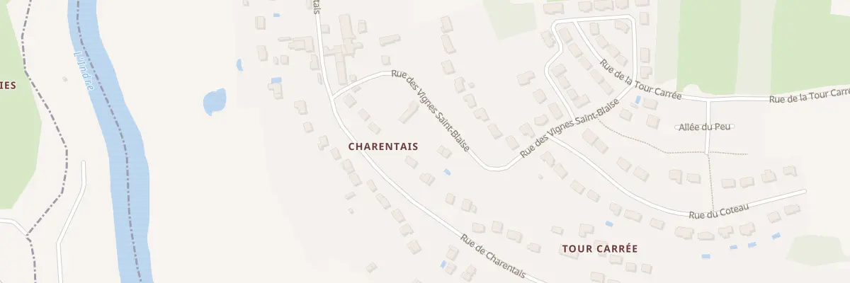 Plan du 60 Rue de Charentais à Truyes