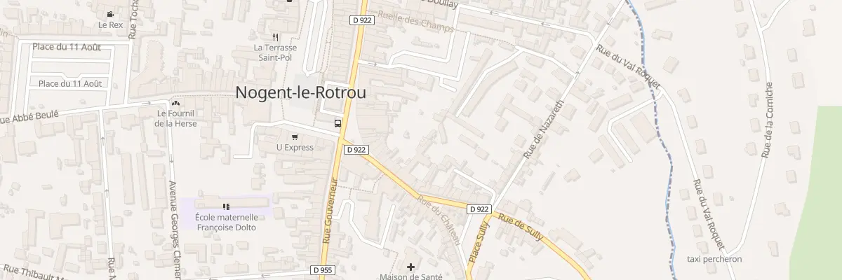 Plan du 20 Rue de Sully à Nogent-le-Rotrou