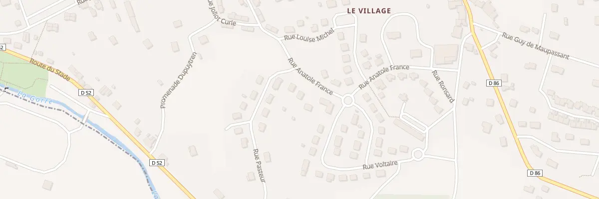 Plan du 10 Rue Anatole France à Saillat-sur-Vienne