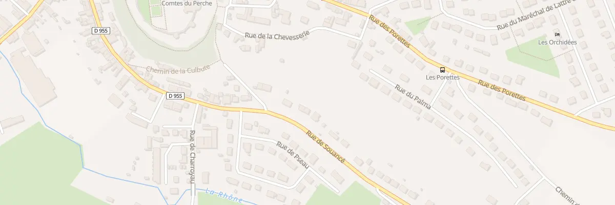 Plan du 13 Rue de Souancé à Nogent-le-Rotrou