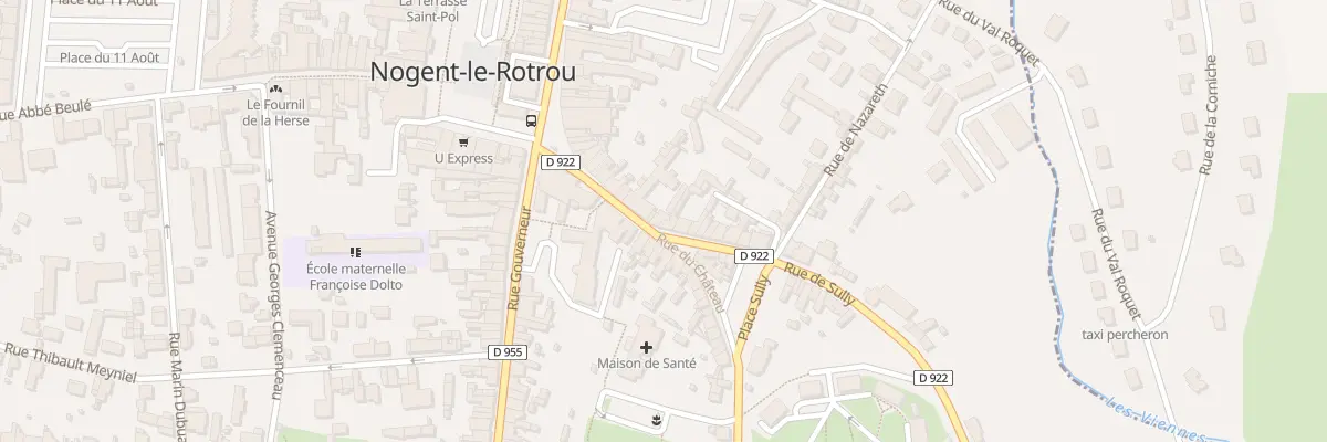 Plan du 30 Rue de Sully à Nogent-le-Rotrou