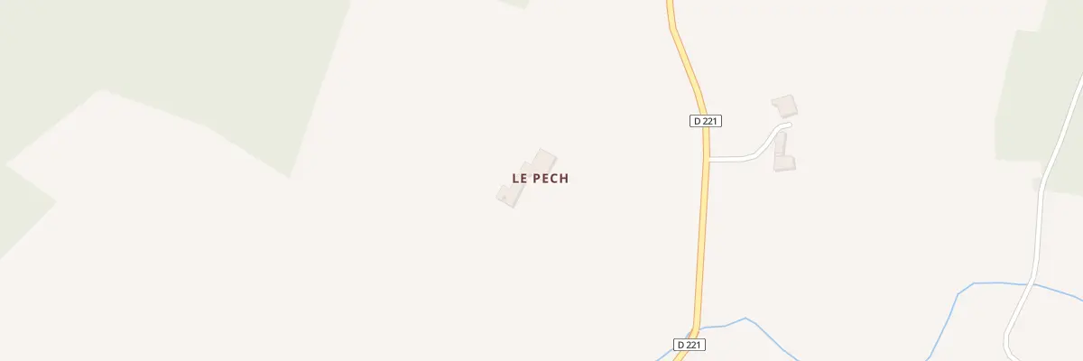 Plan du 24 Le Pech à Lacaussade