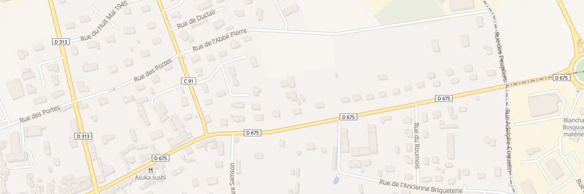 Plan du 338 Rue de Rouen à Bourg-Achard