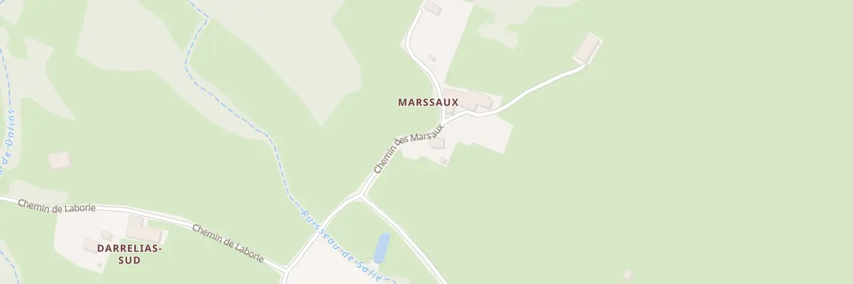Plan du 84 Che des Marsaux à Sepx