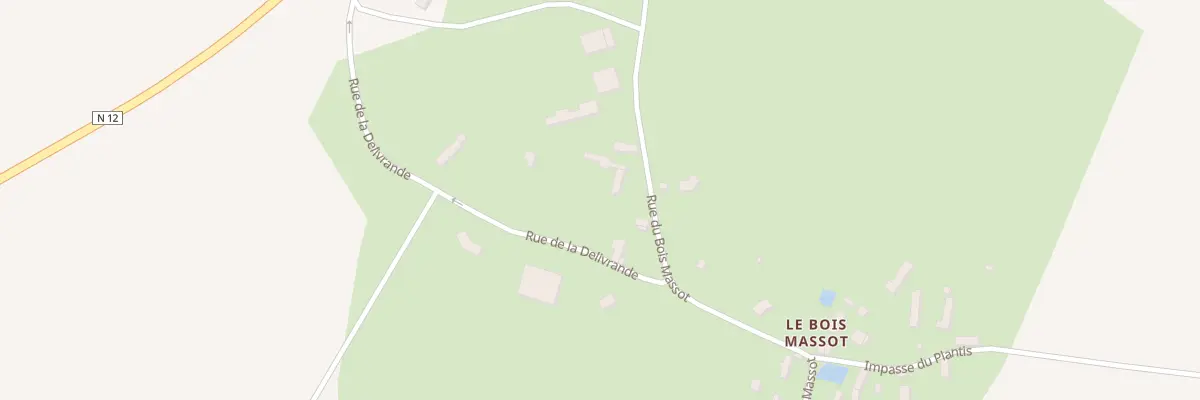 Plan du 68 Le Bois Massot à Armentières-sur-Avre