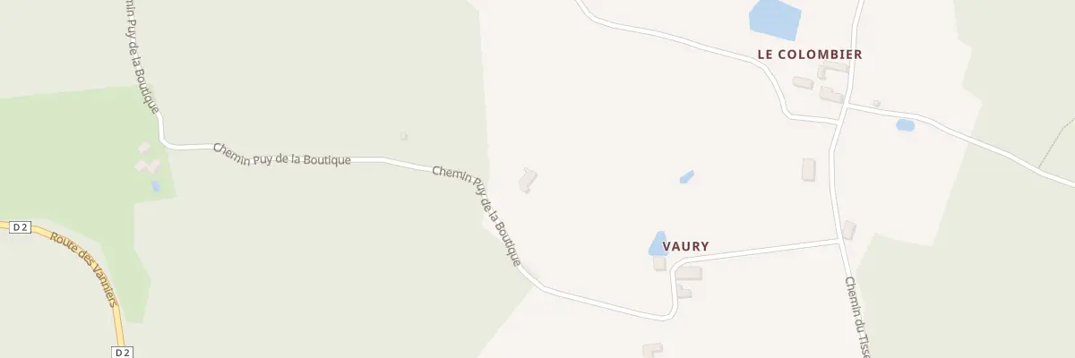 Plan du 575 Che Puy de la Boutique à Lacropte