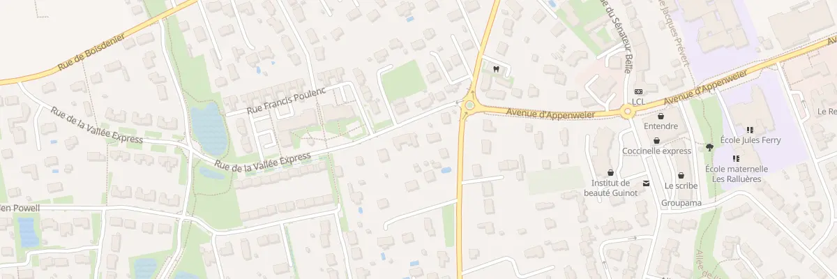 Plan du 3 Rue de la Vallée Express à Montlouis-sur-Loire