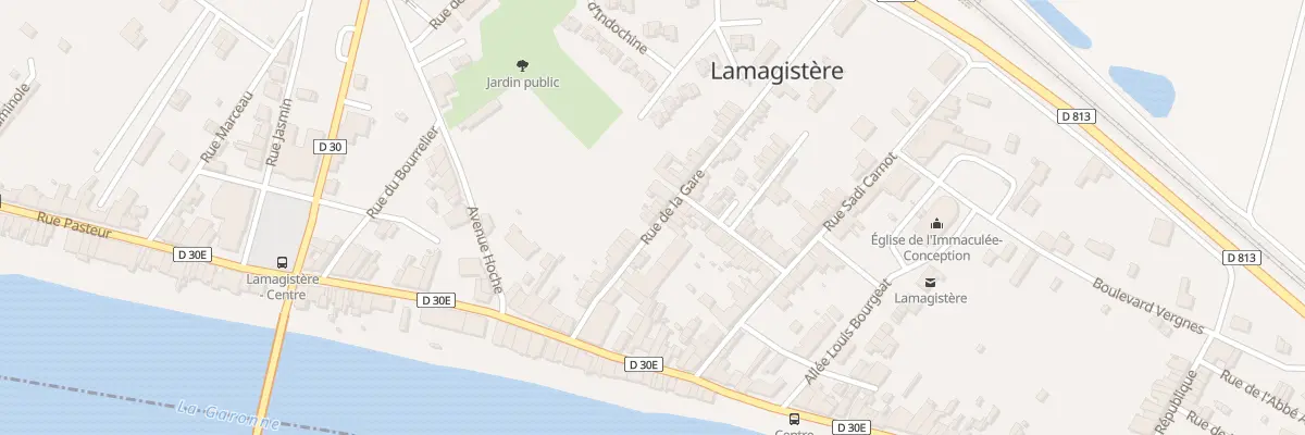 Plan du 15 Rue de la Gare à Lamagistère