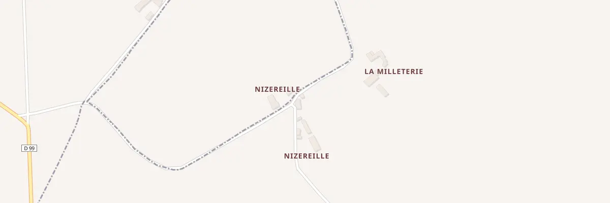 Plan du 116 Nizereille à Paulmy
