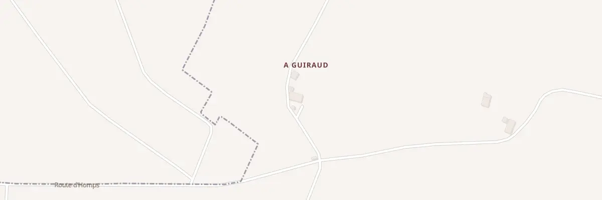 Plan du 5052 A Guiraud à Homps
