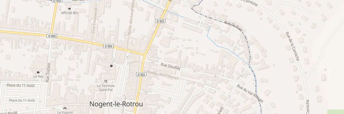 Plan du 2 Rue Doullay à Cloyes-les-Trois-Rivières