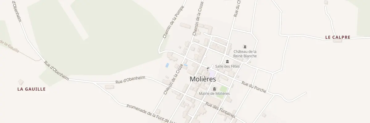 Plan du 50A Le Bourg à Molières