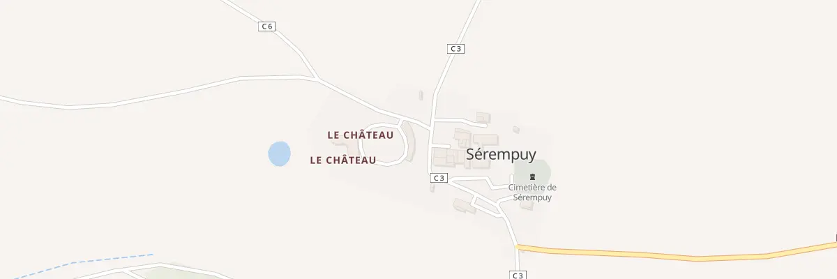 Plan du 5046 Au Chateau à Sérempuy
