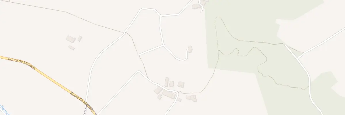 Plan du 5219 Couderc à Auradou