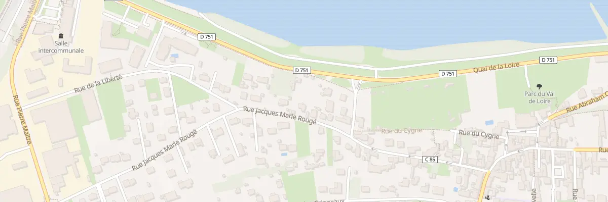 Plan du 10 Rue Jacques Marie Rougé à Montlouis-sur-Loire