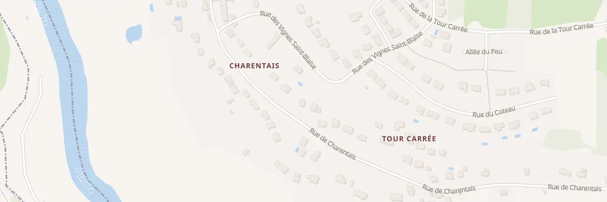 Plan du 56 Rue de Charentais à Truyes