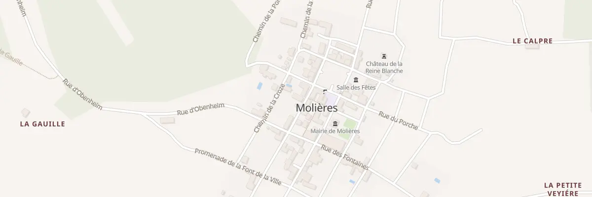 Plan du 55 Le Bourg à Molières