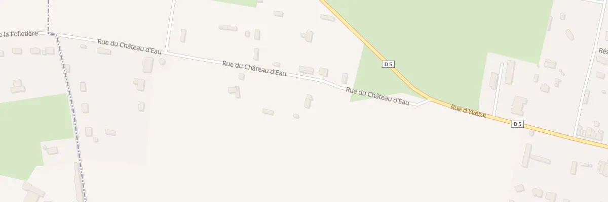 Plan du 111 Rue du Chateau d’Eau à Saint Martin de l’If