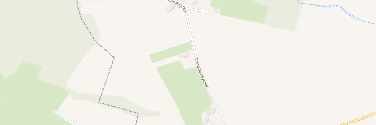 Plan du 1 Vc des Berdots à Peyrouzet