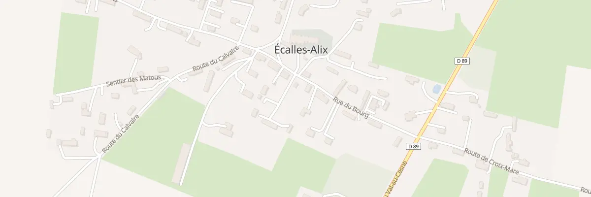 Plan du 88 Rue du Bourg à Écalles-Alix