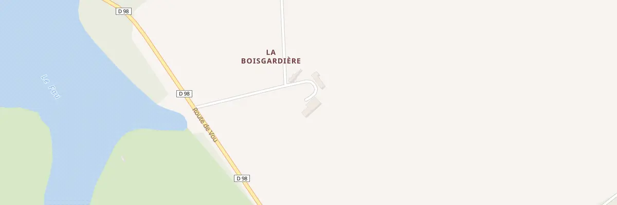 Plan du 1 La Boisgardiere à Manthelan