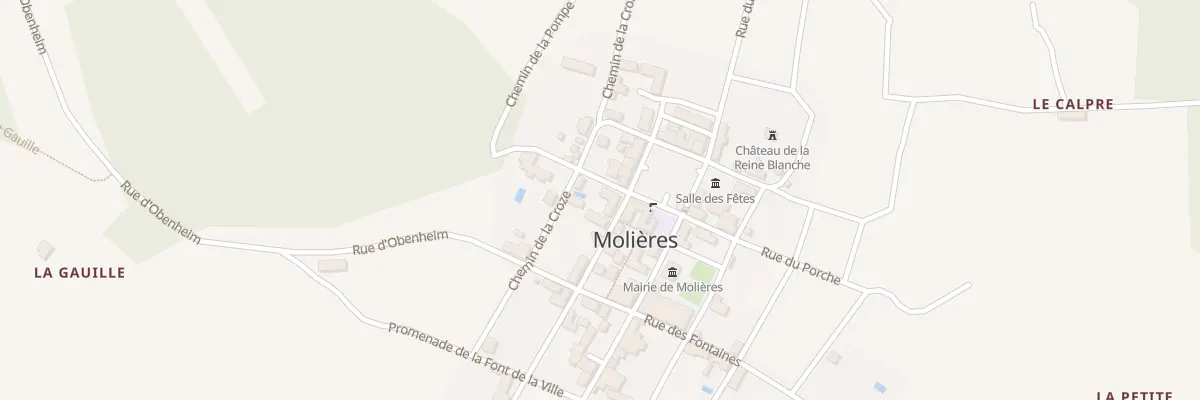 Plan du 54 Le Bourg à Molières