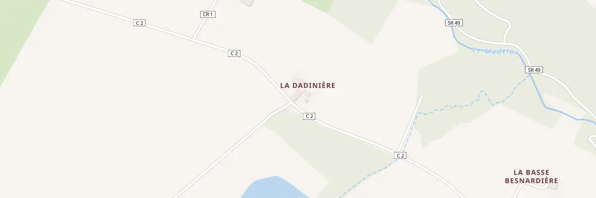 Plan du 86A La Dadiniere à Crotelles