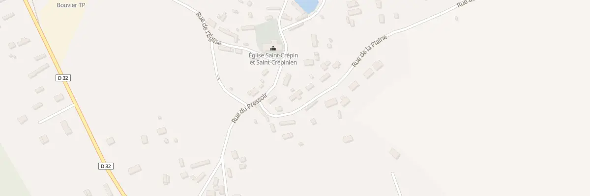 Plan du 1 Rue de la Plaine à Barc