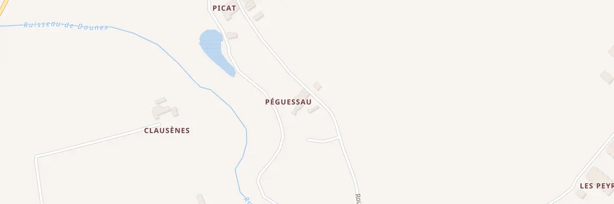 Plan du 325 Rte du Picat à Saint-Aubin