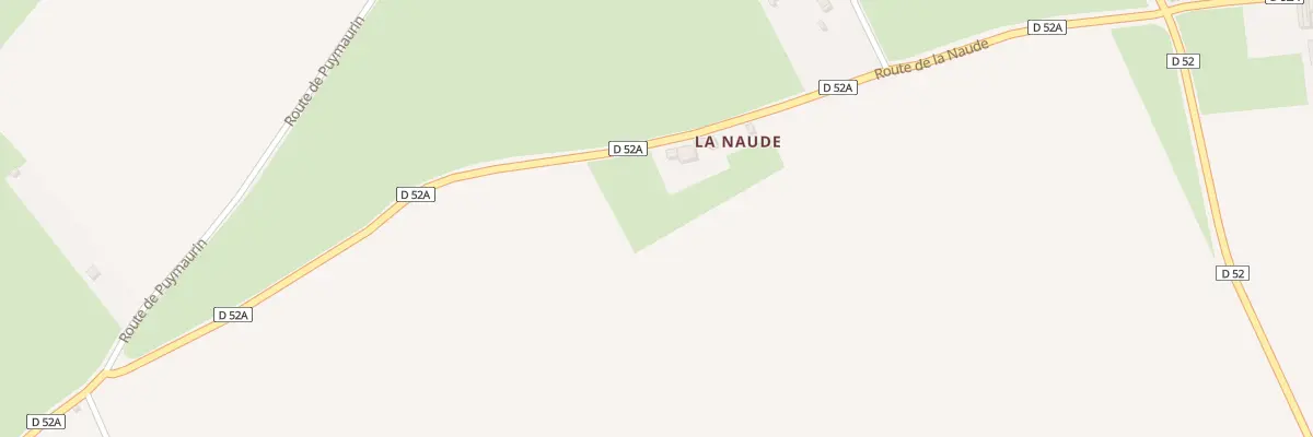Plan du 14 La Naude à Boissède