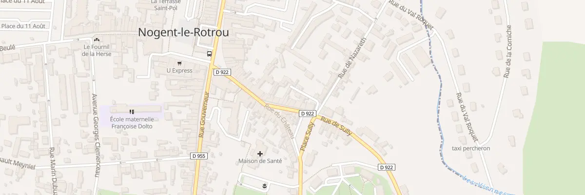 Plan du 38 Rue de Sully à Nogent-le-Rotrou