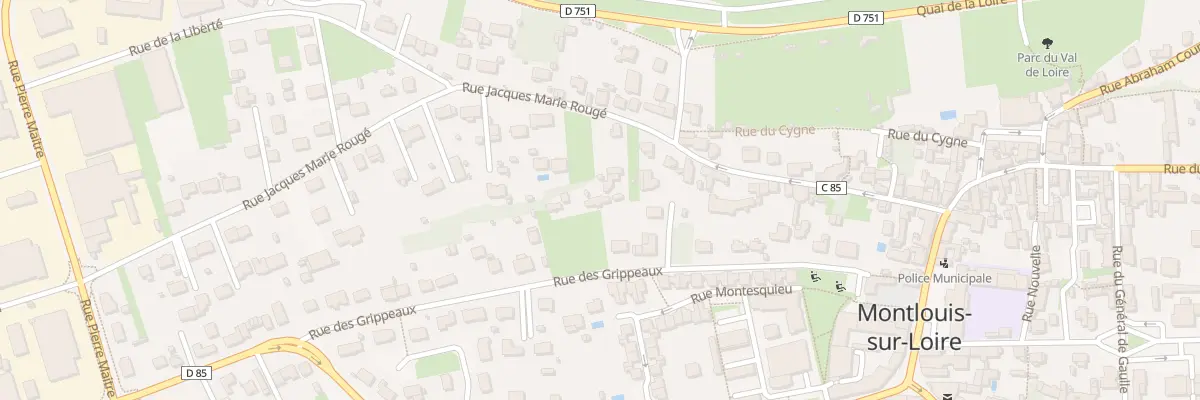 Plan du 20 Rue des Grippeaux à Montlouis-sur-Loire